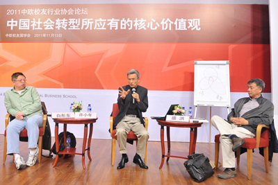 Duran德润小额贷款组织员工听取许小年教授VS白彤东教授辩论会